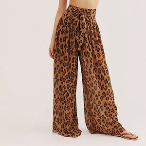 Free People Wake Up Pant. Cover photo is example of fit, color is RED. Size SM.